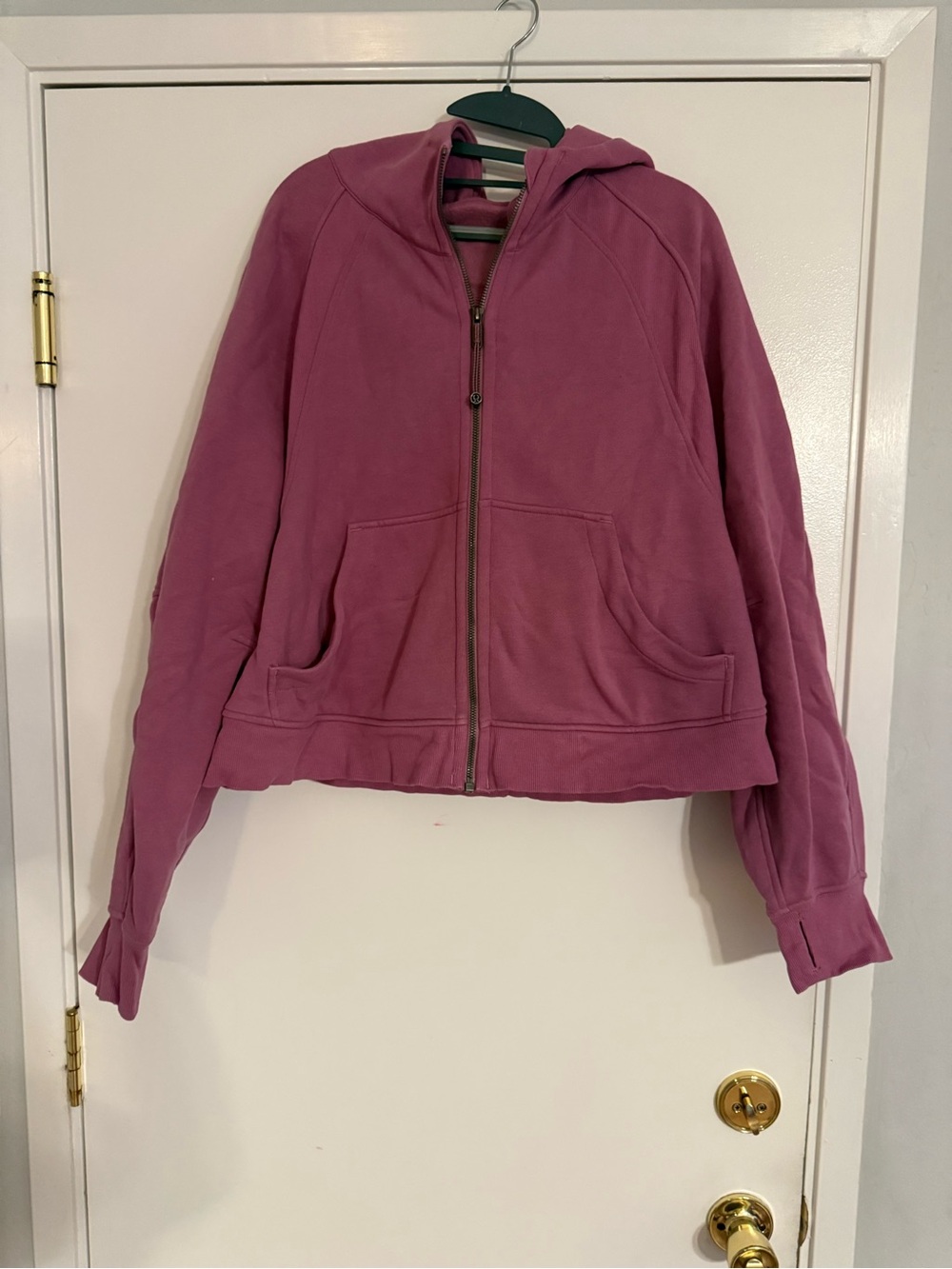 lululemon athletica Mauve Pink Hooded Zip Jacket